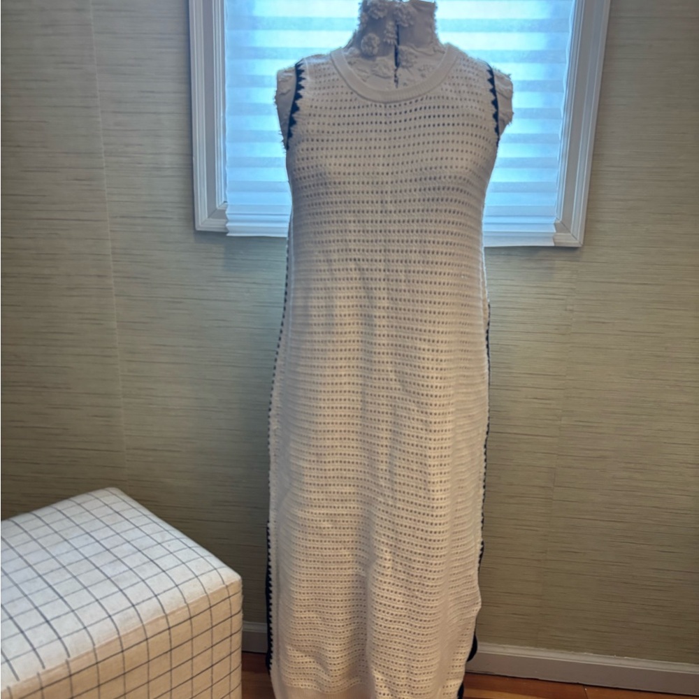 Universal Thread White Knit Maxi Dress